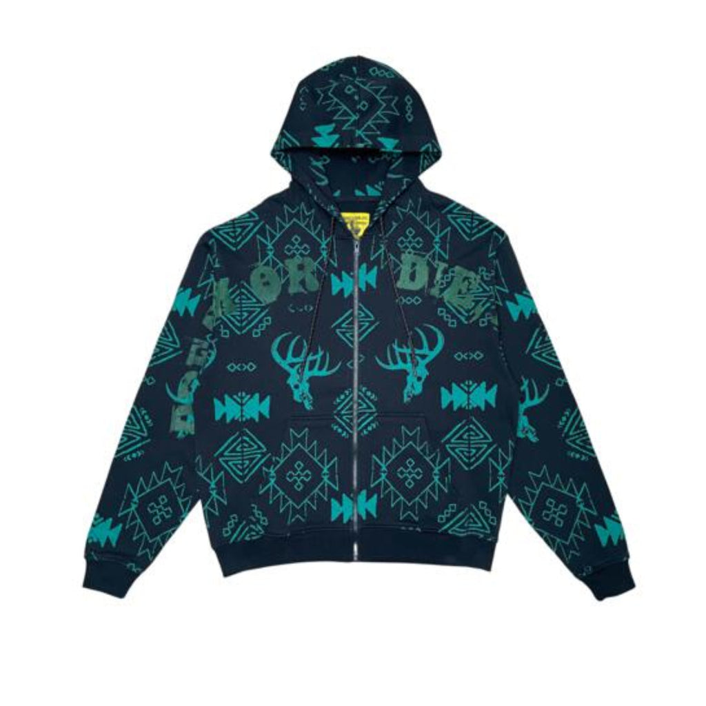 Dream or die zip up hoodie