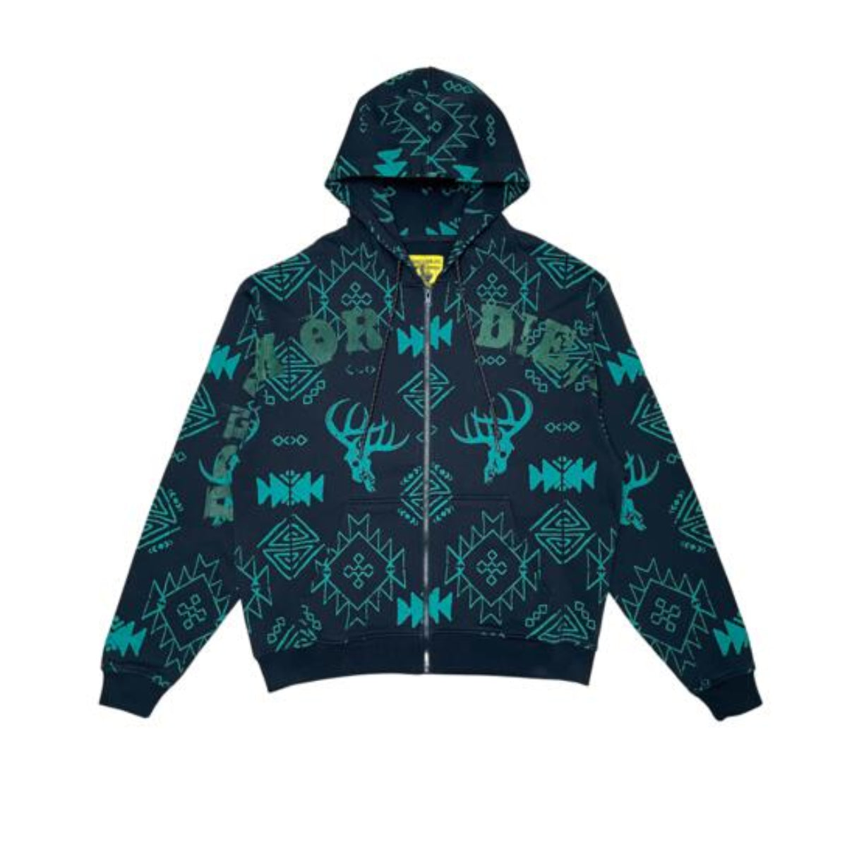 Dream or die zip up hoodie