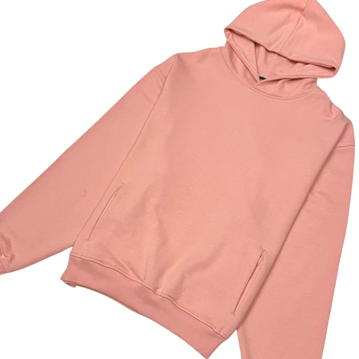 French terry drop shoulder hoodie