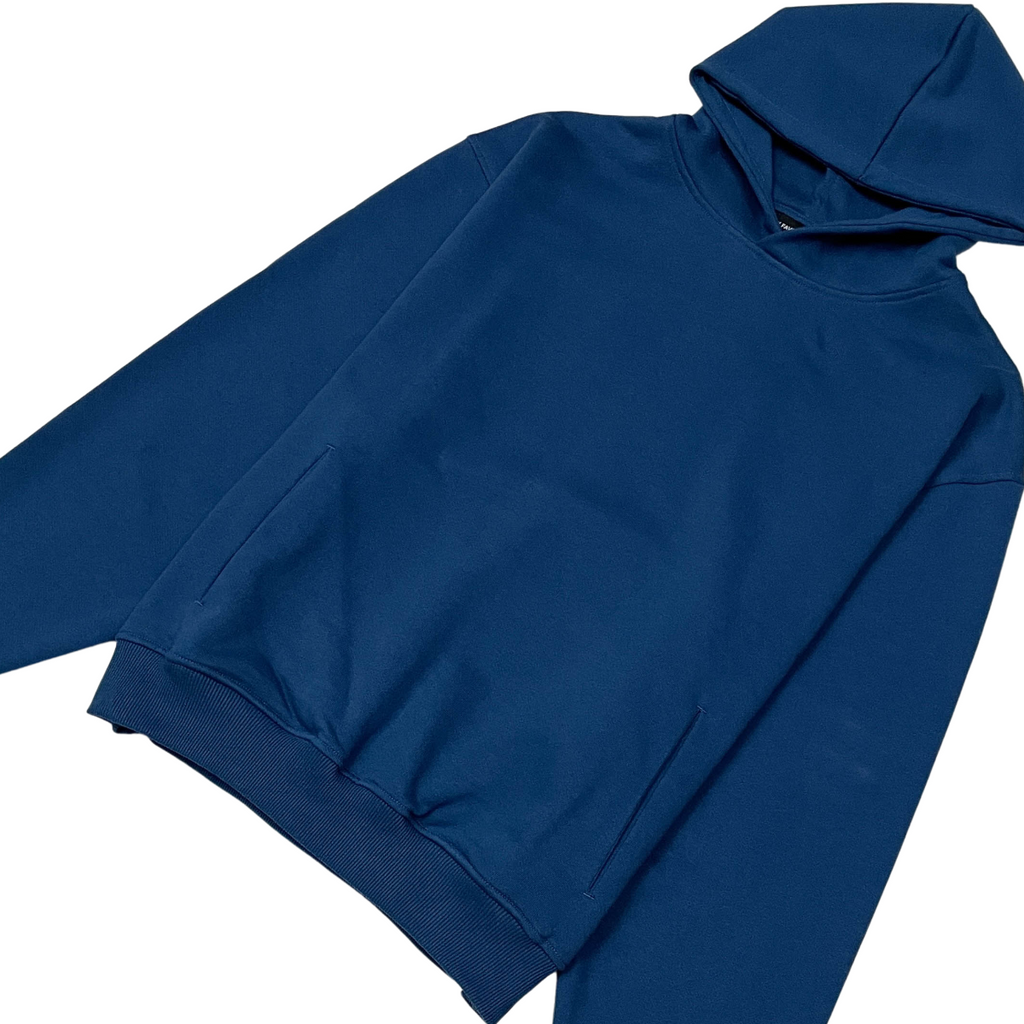 French terry drop shoulder hoodie