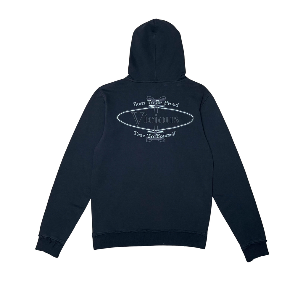 True to yourself vintage hoodie