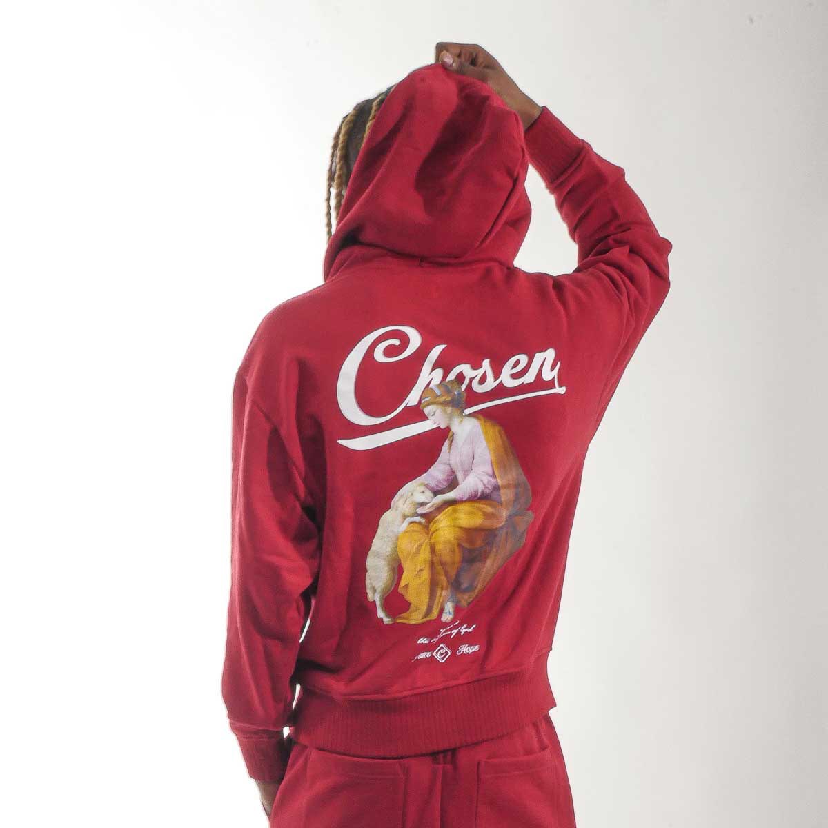 Chosen lamb zip hoodie