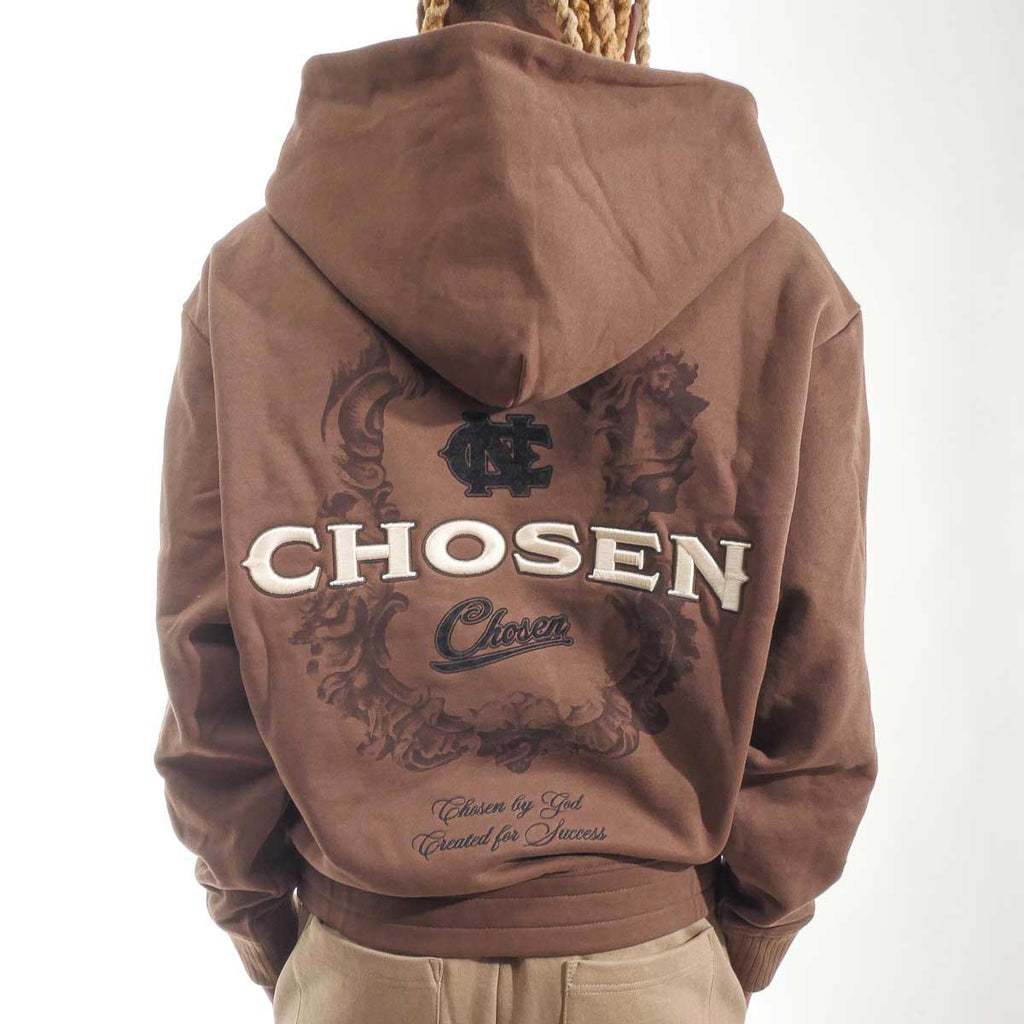 Washed quarter zip frame hoodie