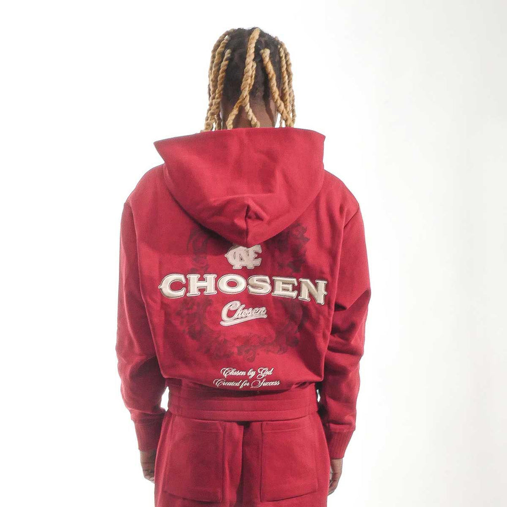 Washed quarter zip frame hoodie