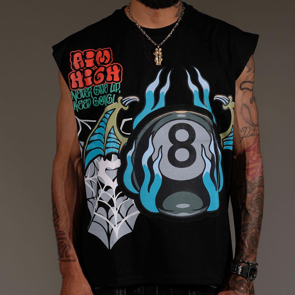 Aim high sleeveless shirt