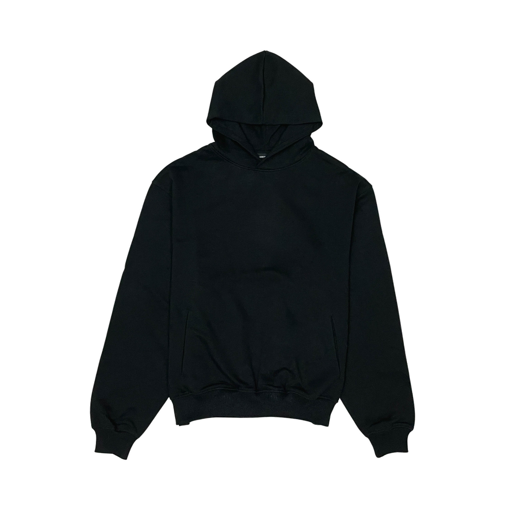 French terry drop shoulder hoodie