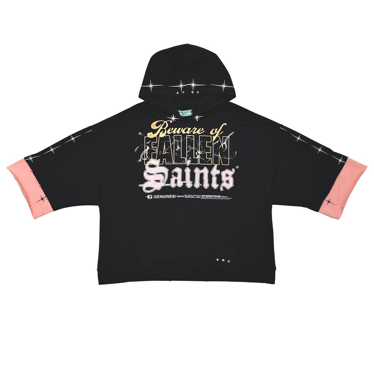 Beware short sleeve hoodie