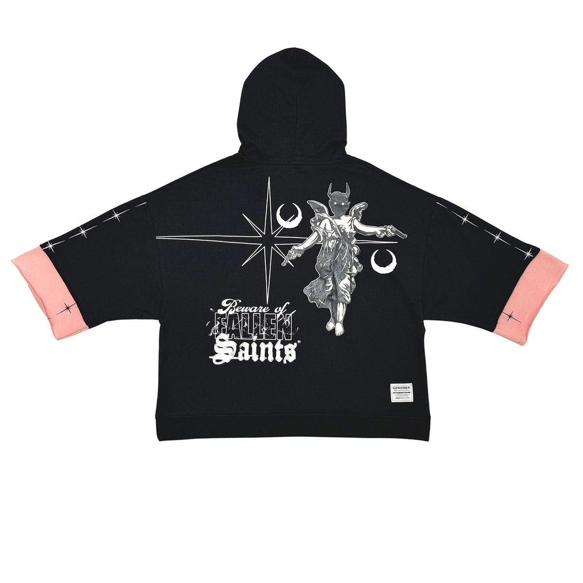 Beware short sleeve hoodie