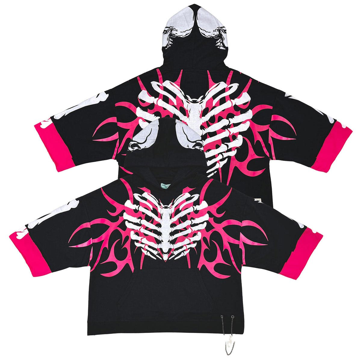 Xray short sleeve hoodie