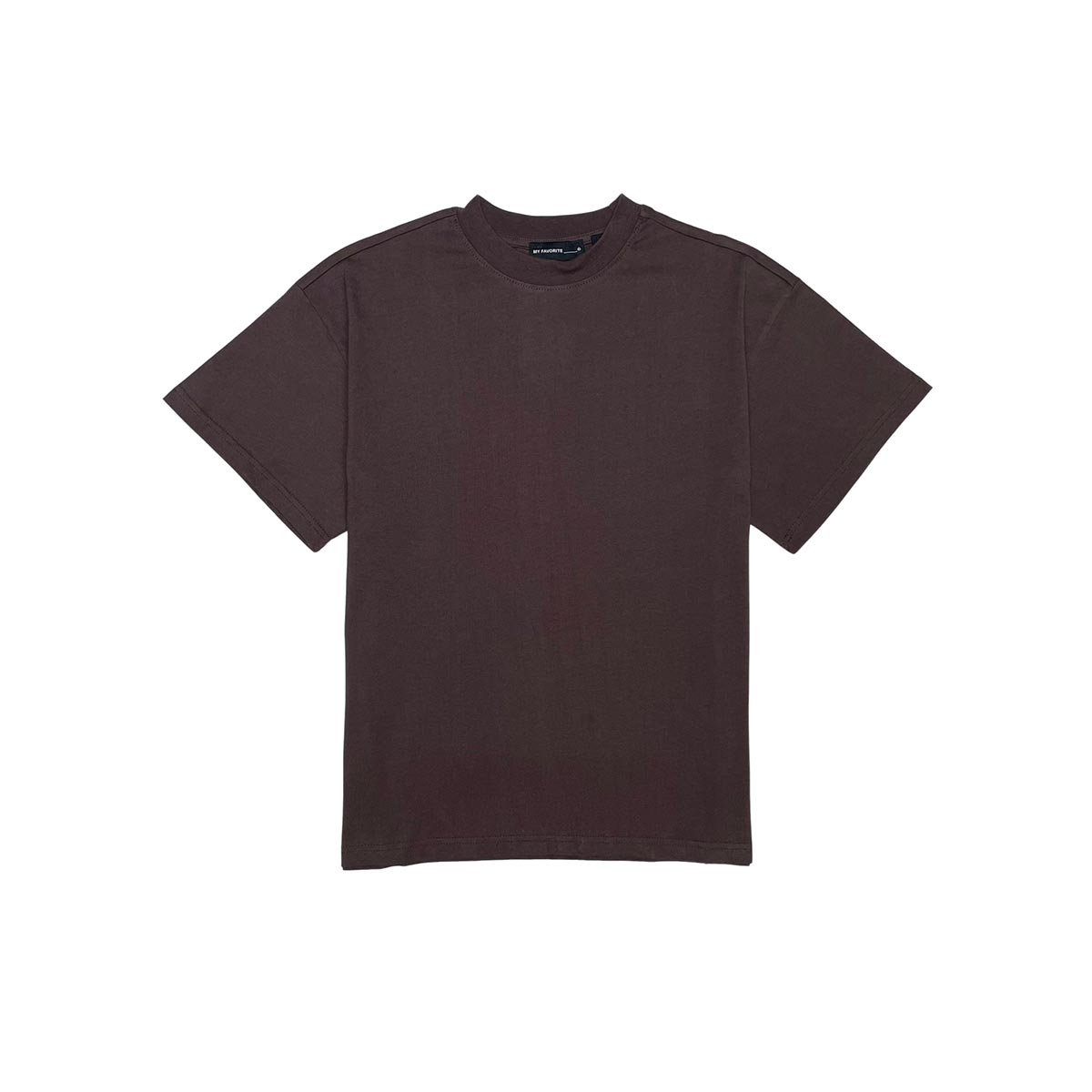 Single jersey oversized drop shoulder tshirt