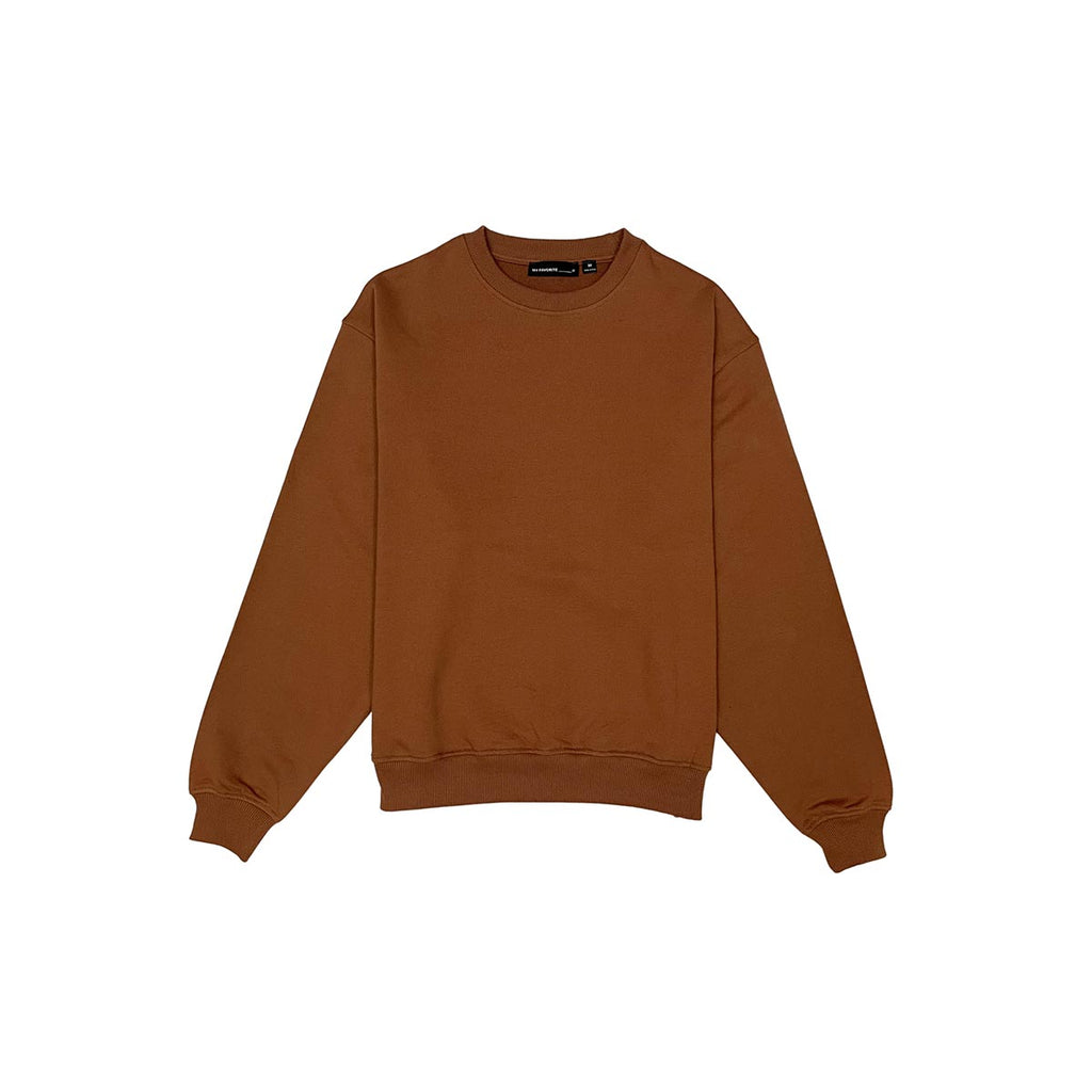 French terry crewneck sweater
