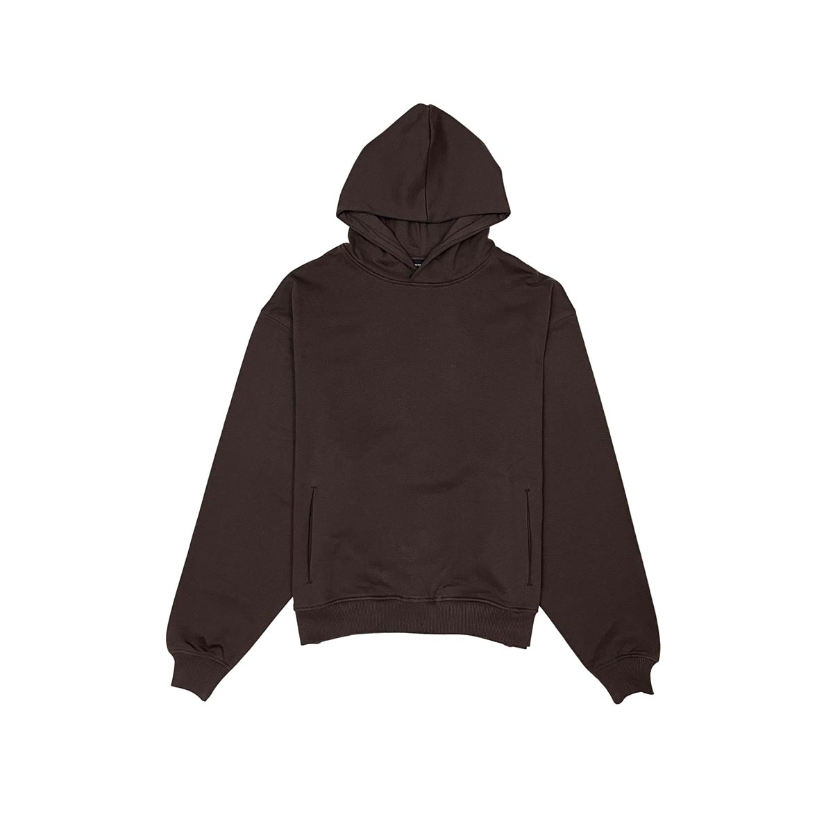 French terry drop shoulder hoodie