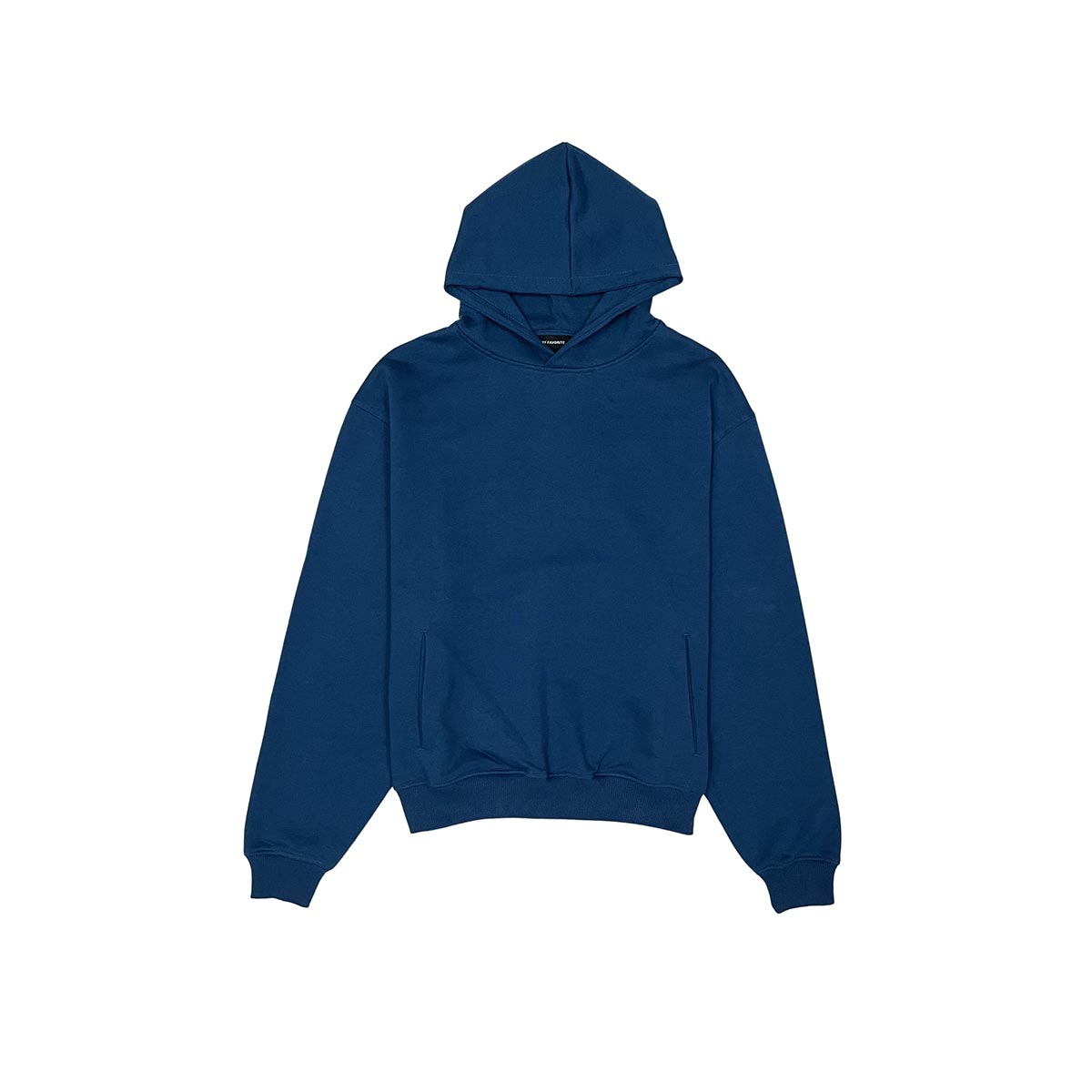 French terry drop shoulder hoodie