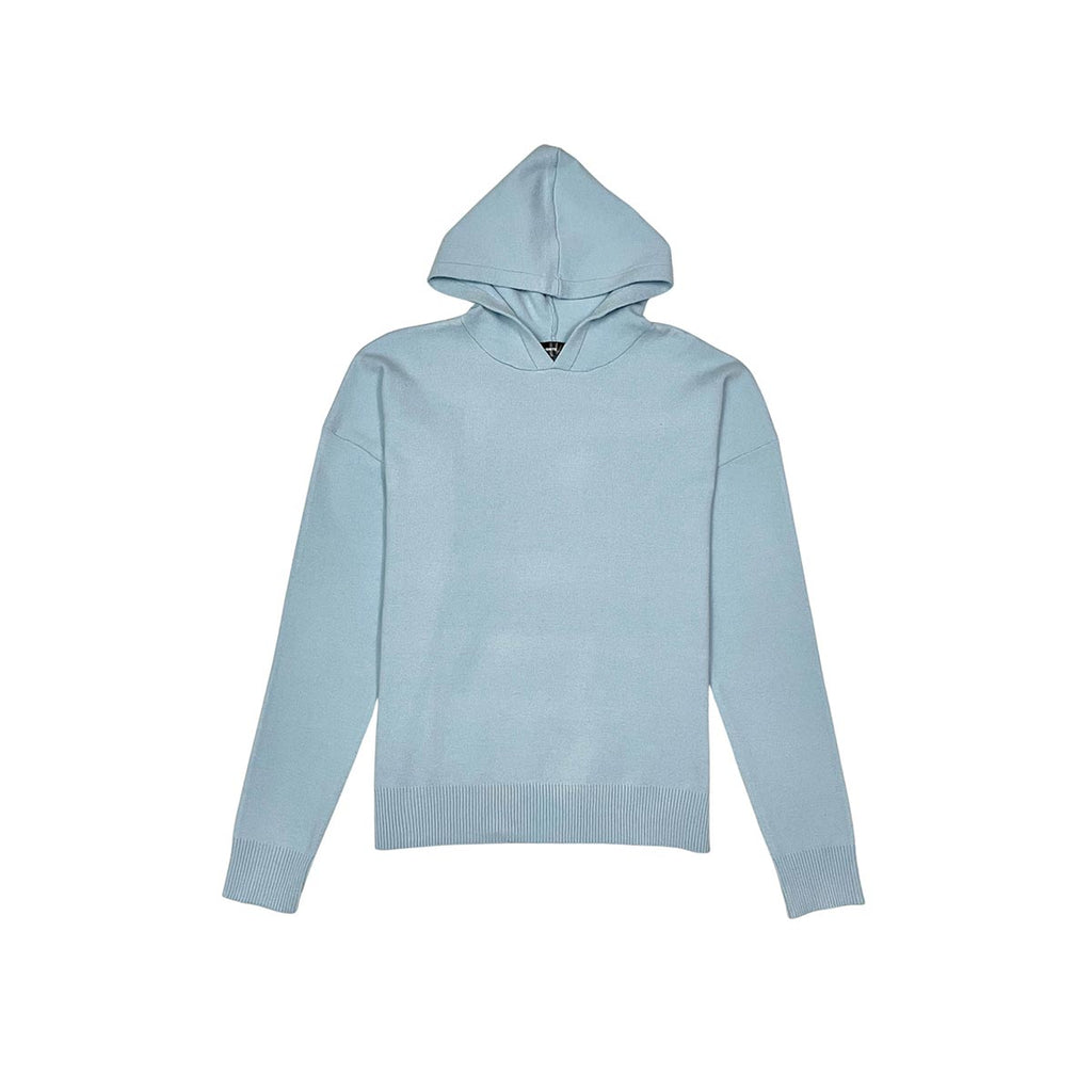Viscos poly double knit sweater hoodie