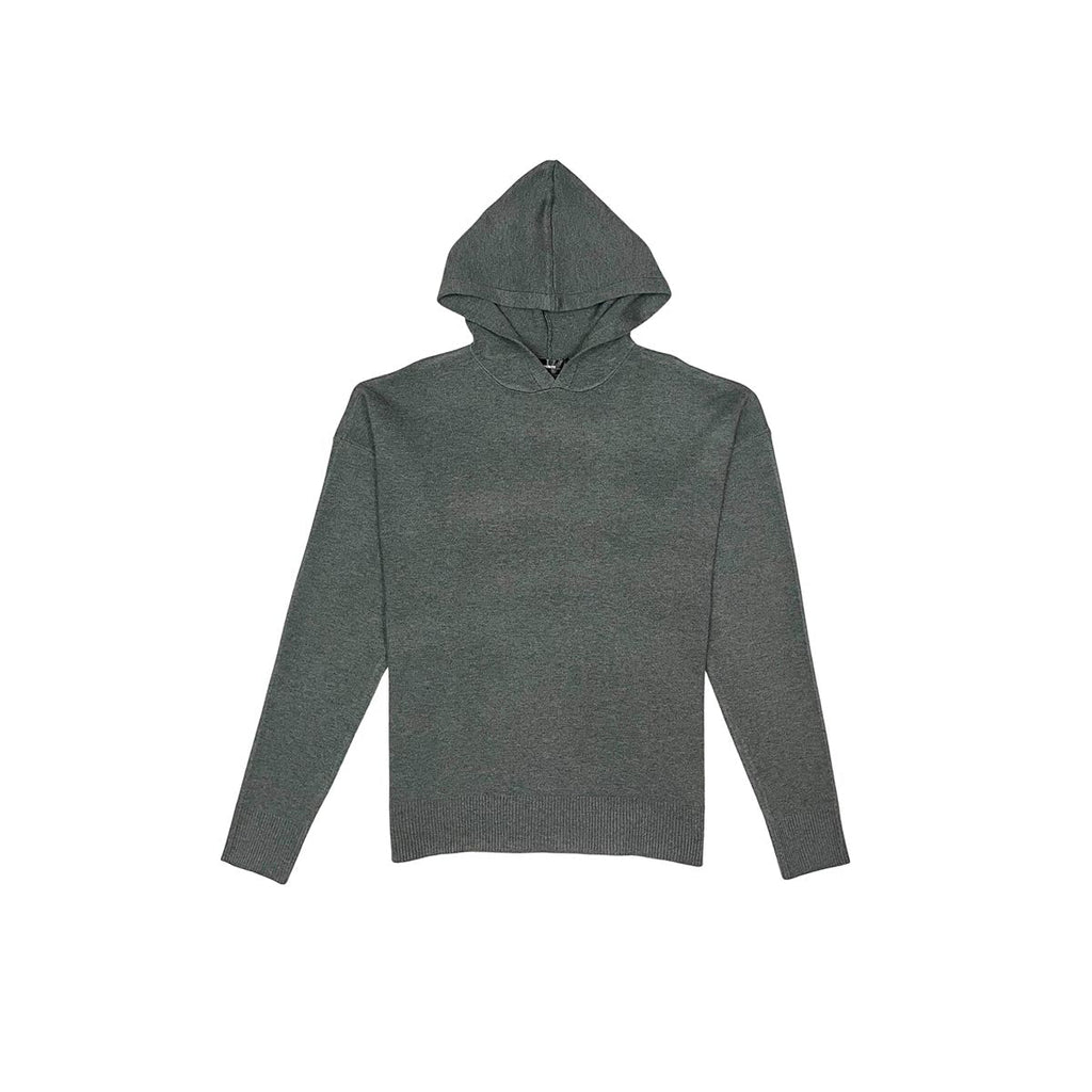 Viscos poly double knit sweater hoodie