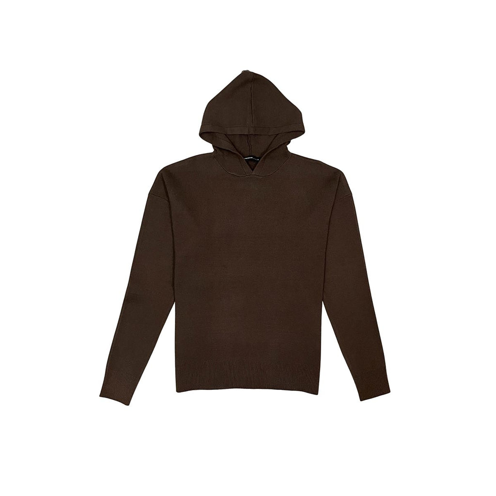 Viscos poly double knit sweater hoodie