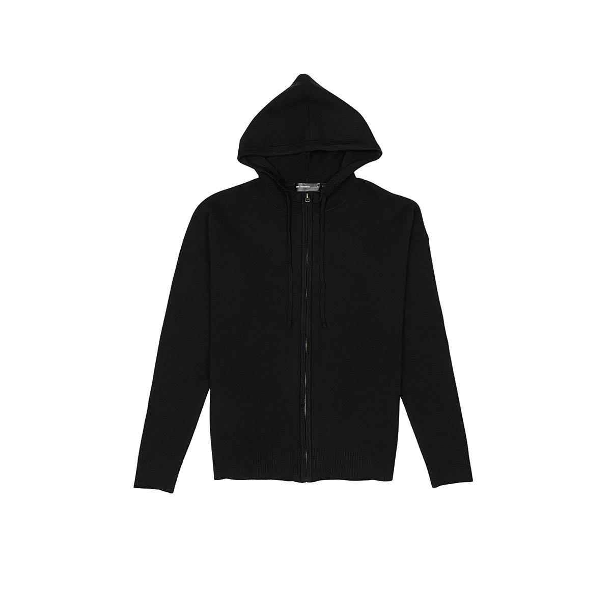 Viscos poly double knit zip up hoodie