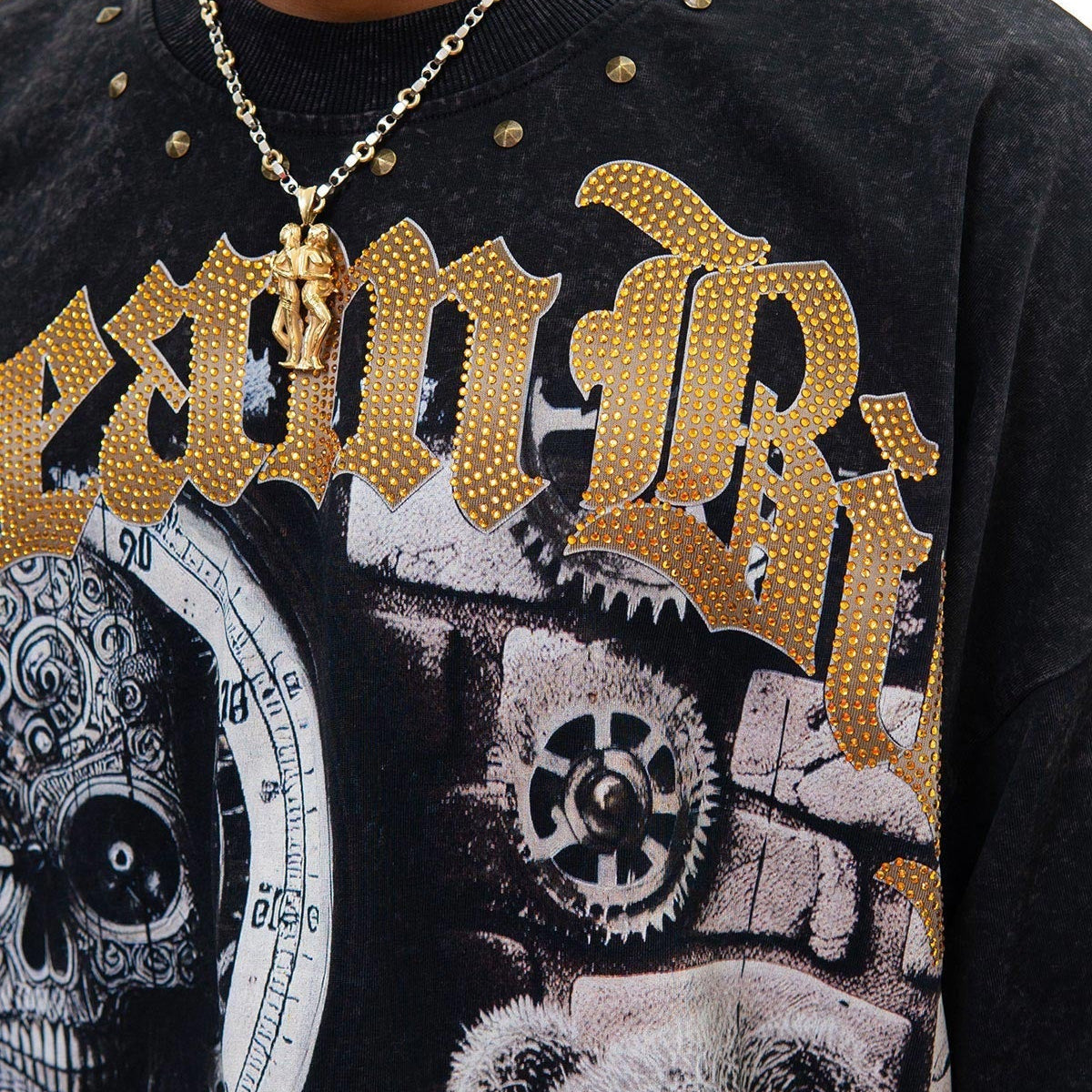 Stray dream big wide & crop fit tee