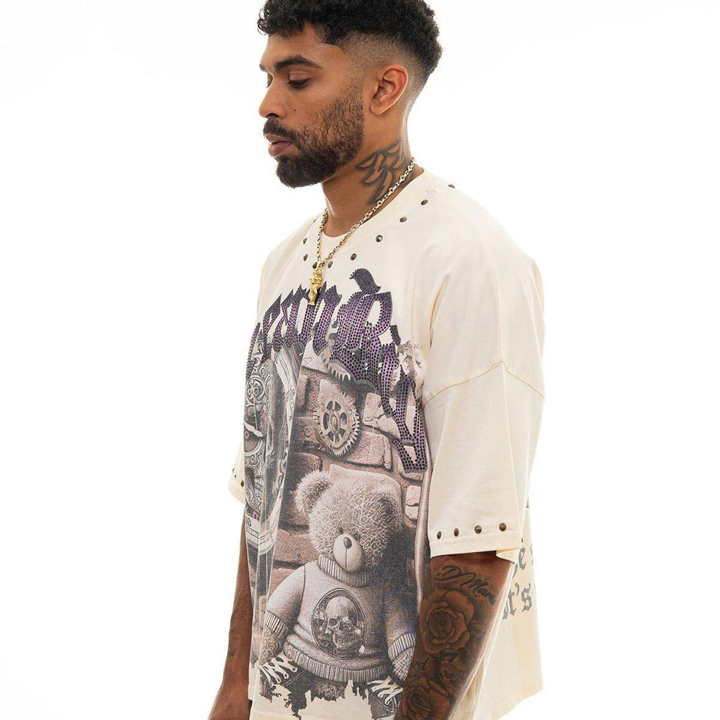 Stray dream big wide & crop fit tee