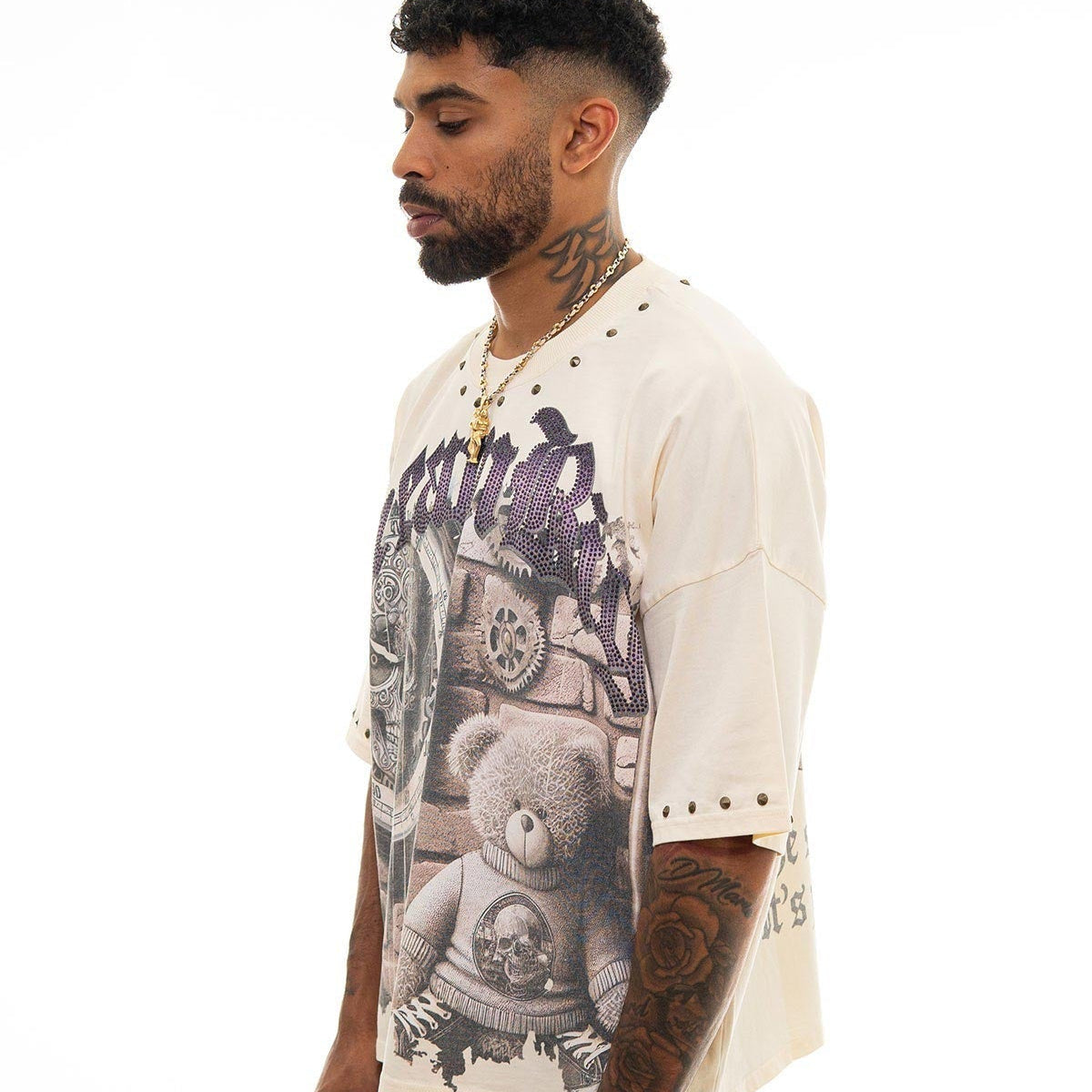 Stray dream big wide & crop fit tee