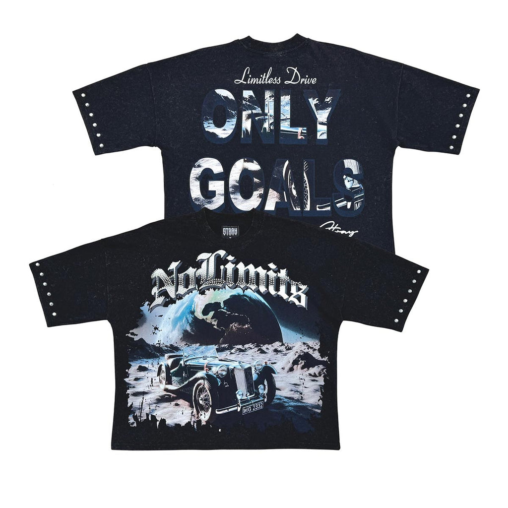 Stray no limits wide & crop fit tee