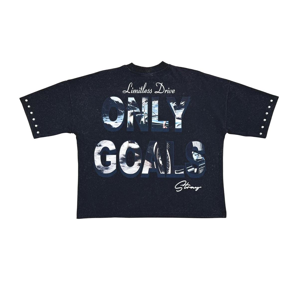 Stray no limits wide & crop fit tee