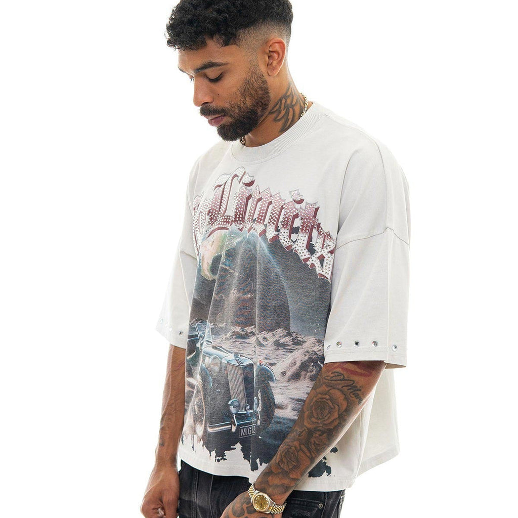 Stray no limits wide & crop fit tee