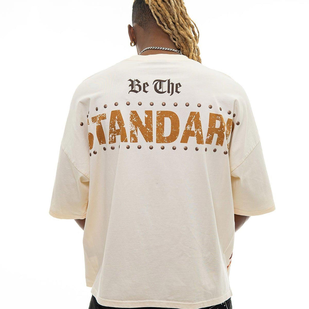 Stray define greatness wide & crop fit tee