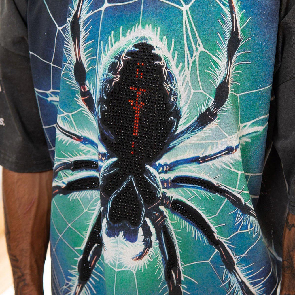 Stray spider wide & crop fit tee