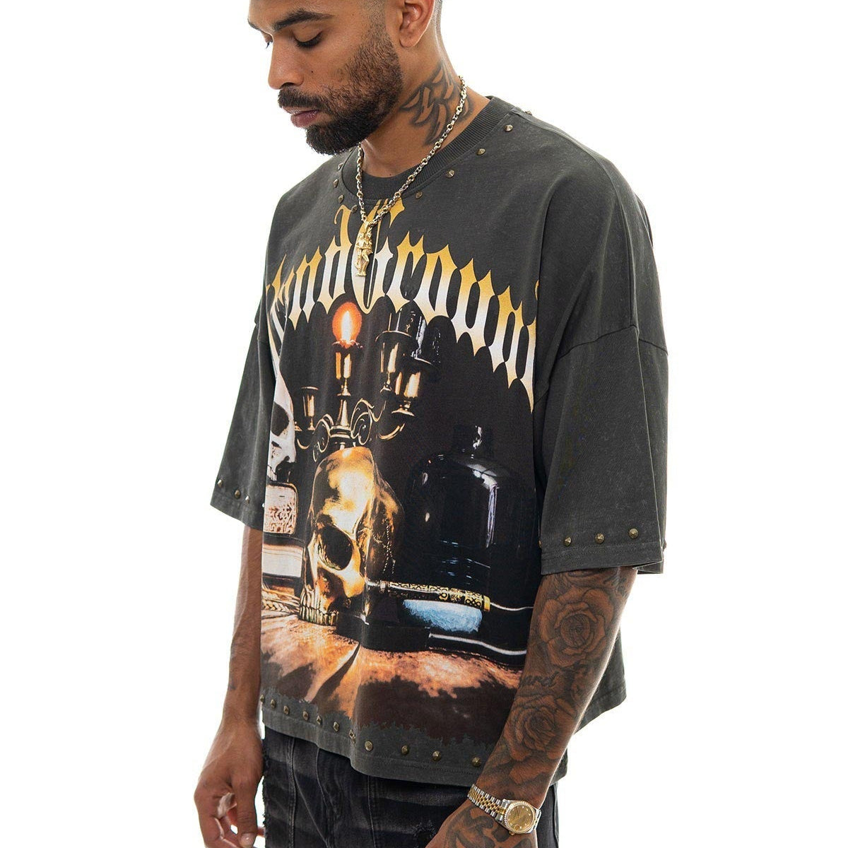 Stray stand ground wide & crop fit tee