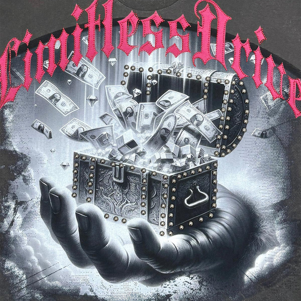 Stray treasure chest wide & crop fit tee