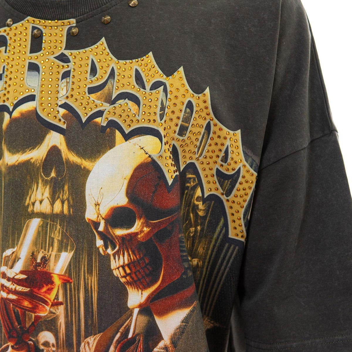 Stray respect earned wide & crop fit tee