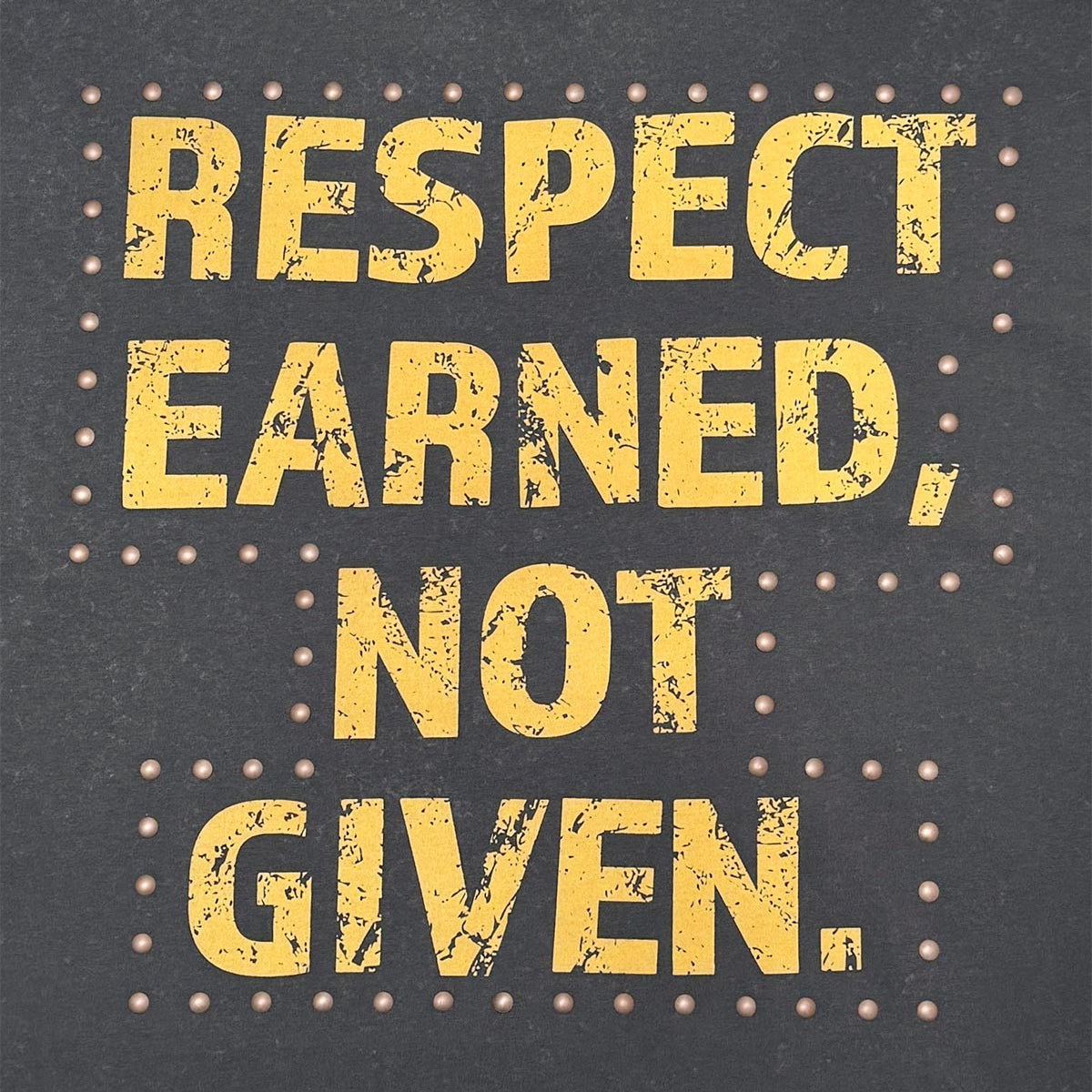 Stray respect earned wide & crop fit tee