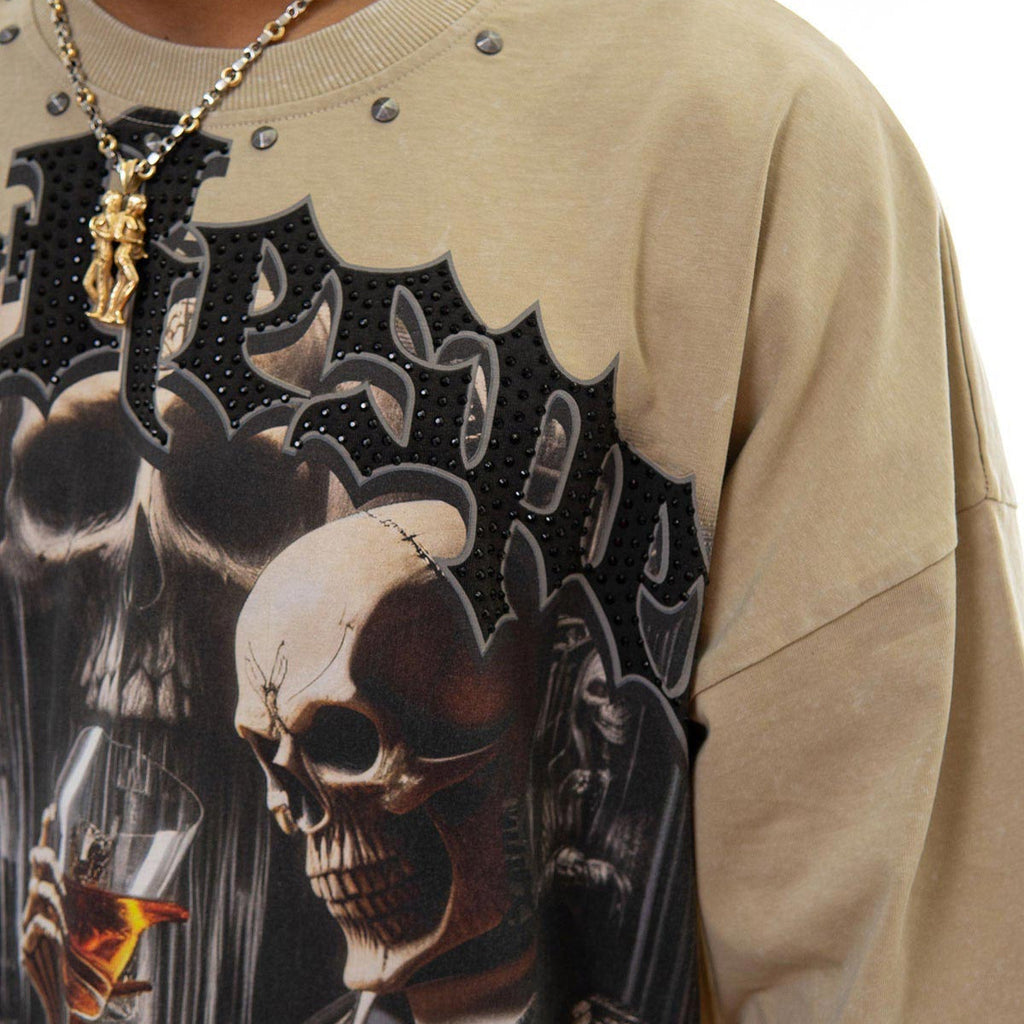 Stray respect earned wide & crop fit tee