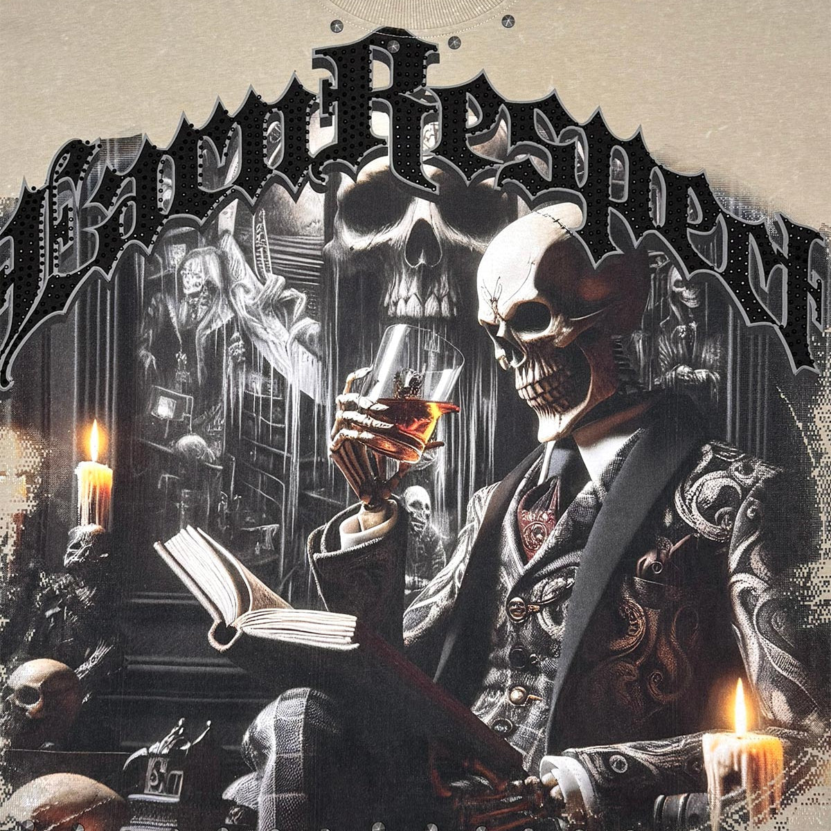 Stray respect earned wide & crop fit tee