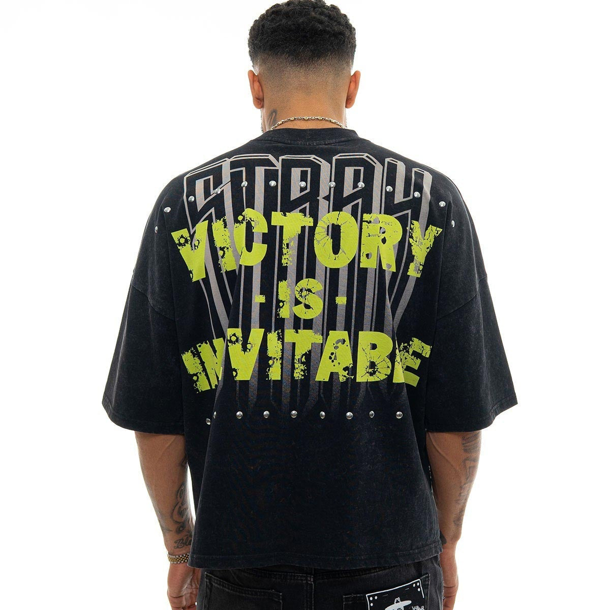 Stray claim victory wide & crop fit tee