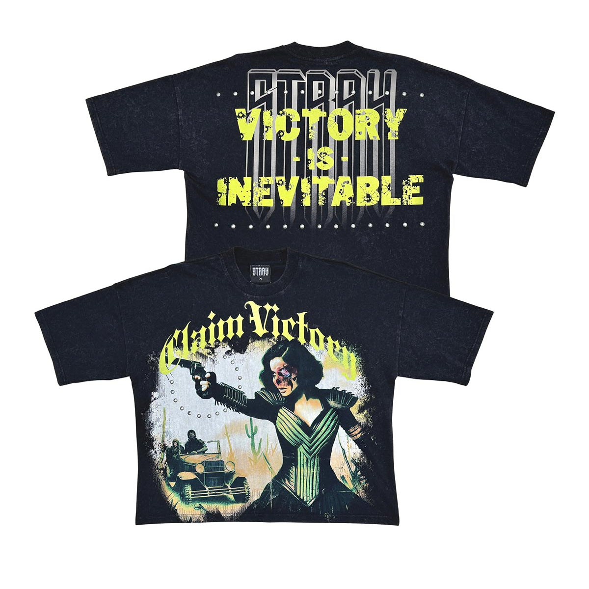 Stray claim victory wide & crop fit tee