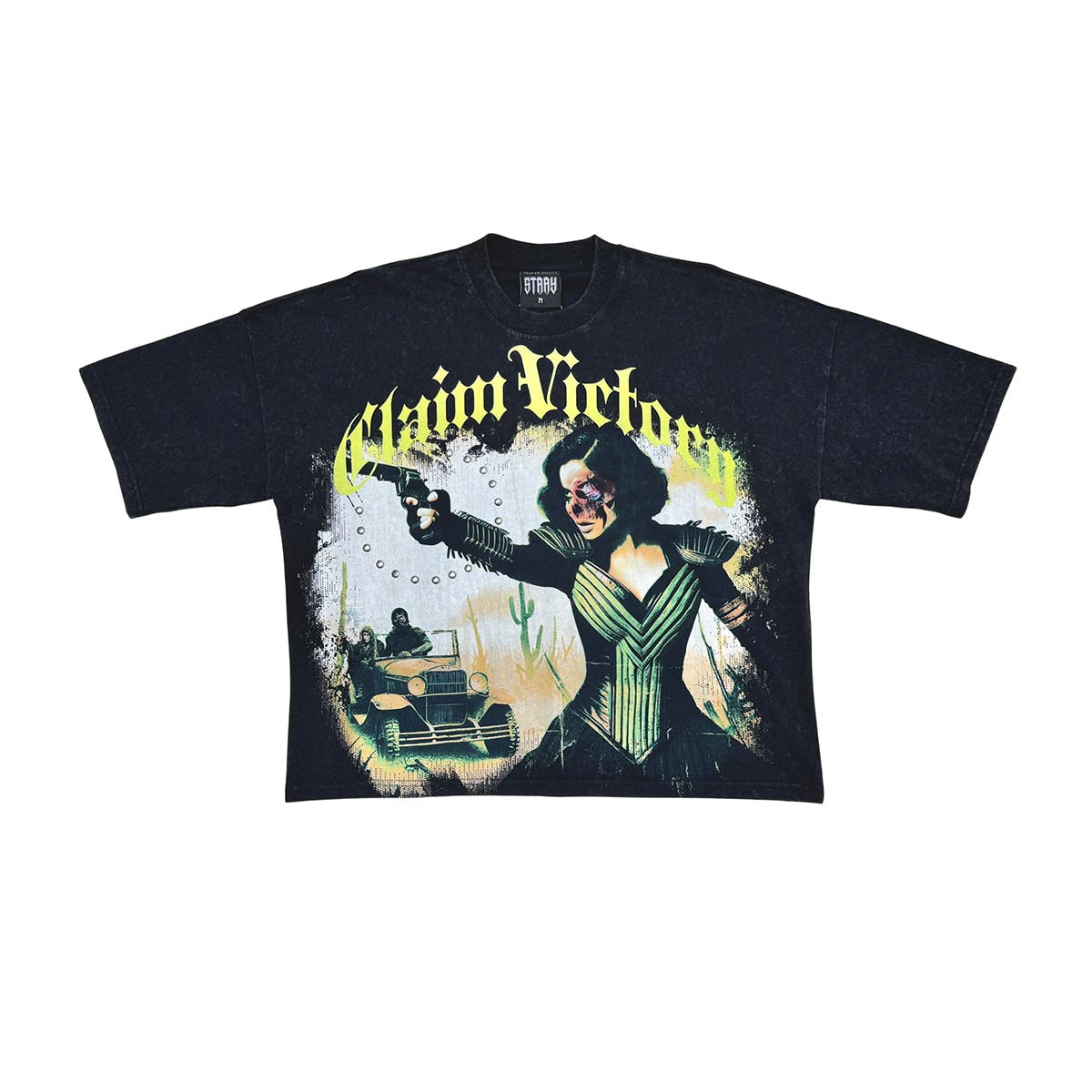 Stray claim victory wide & crop fit tee