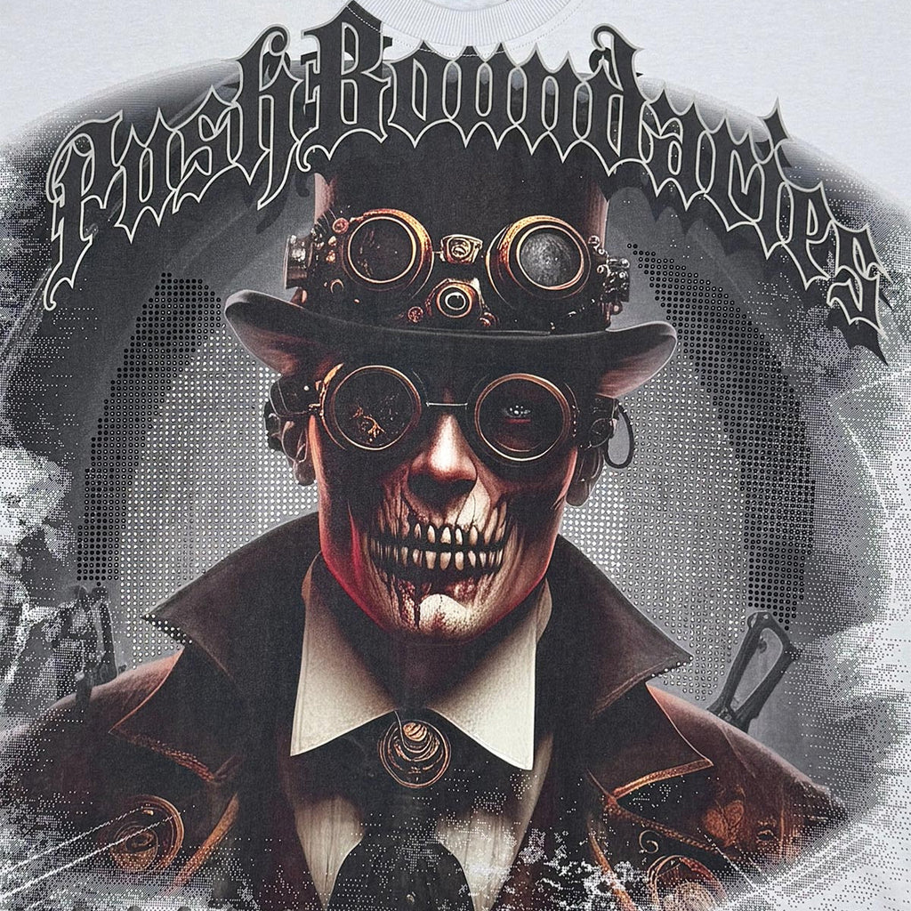 Stray push boundaries wide & crop fit tee