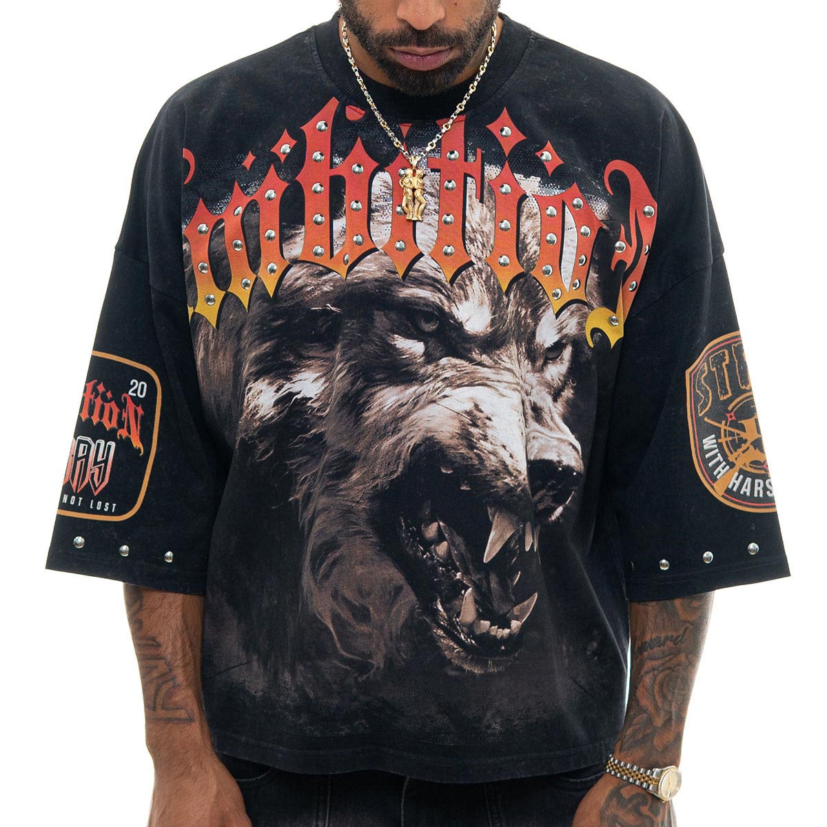 Stray ambitions 3/4 sleeve tee