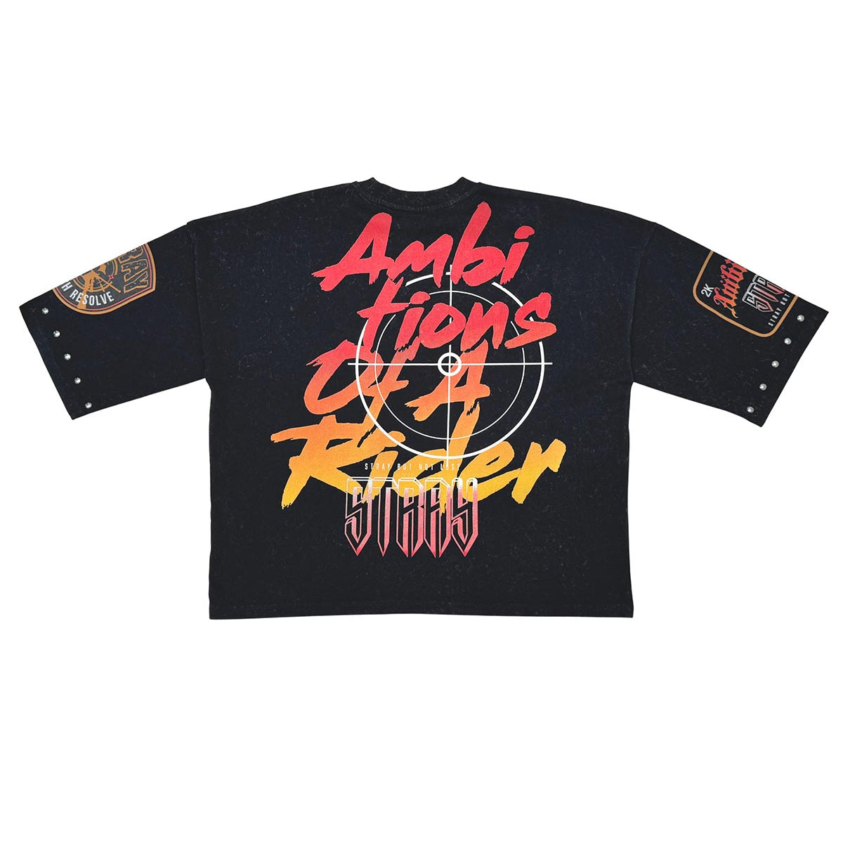 Stray ambitions 3/4 sleeve tee