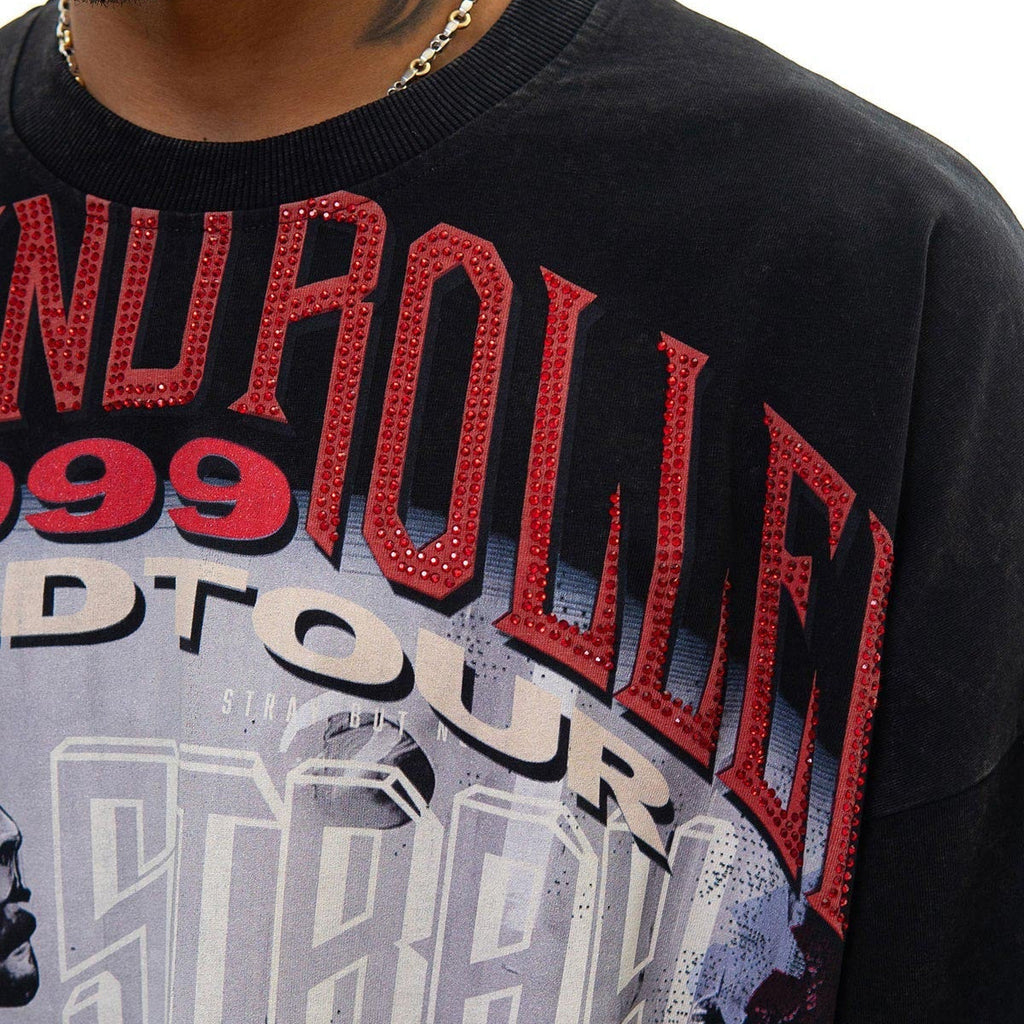 Stray rock n roller 3/4 sleeve tee