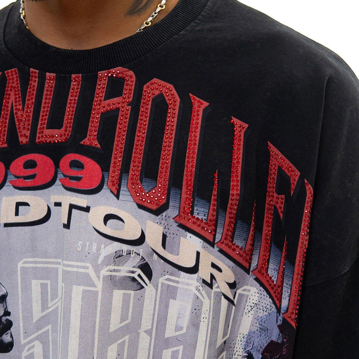 Stray rock n roller 3/4 sleeve tee