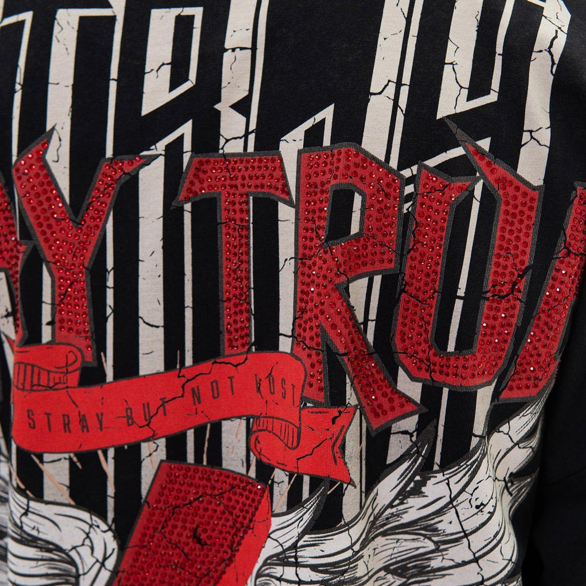 Stray rock n roller 3/4 sleeve tee