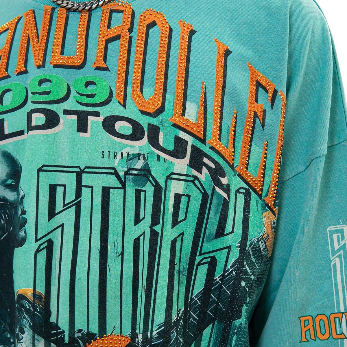 Stray rock n roller 3/4 sleeve tee