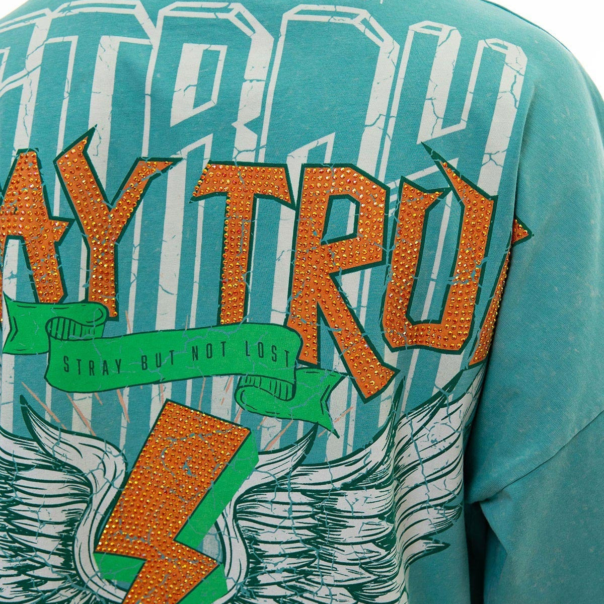 Stray rock n roller 3/4 sleeve tee