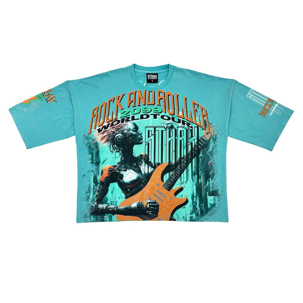 Stray rock n roller 3/4 sleeve tee