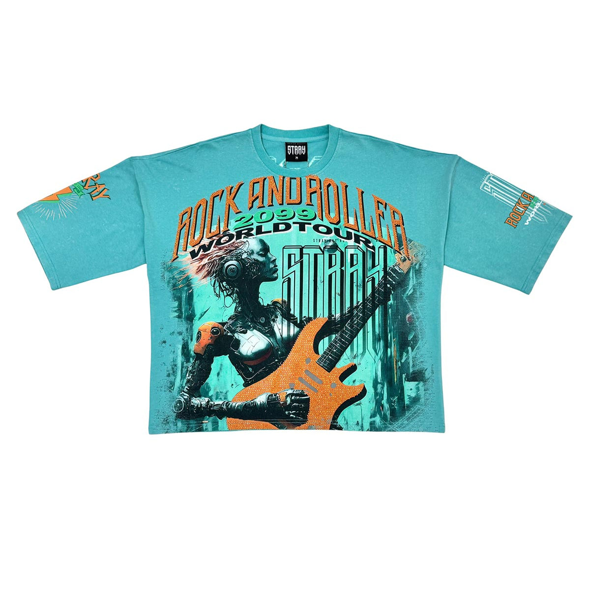 Stray rock n roller 3/4 sleeve tee
