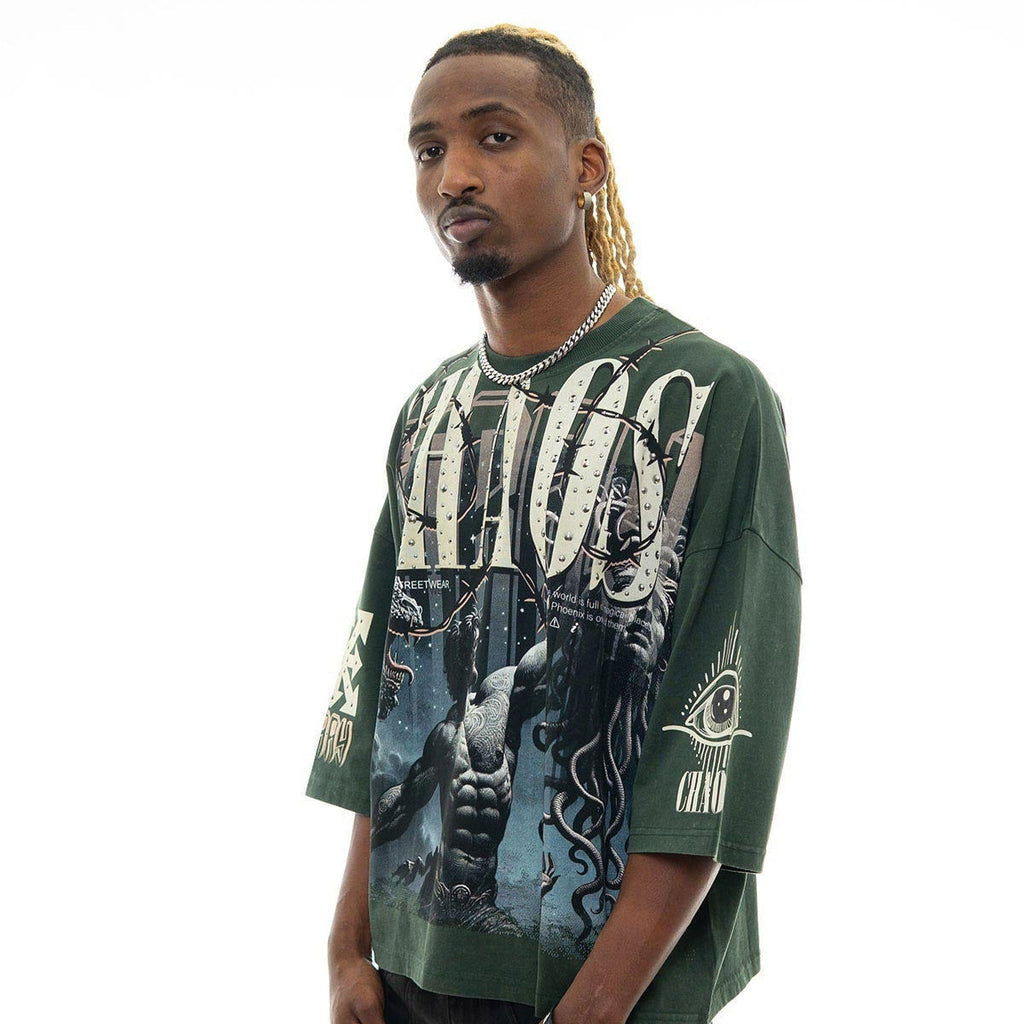 Stray chaos 3/4 sleeve tee