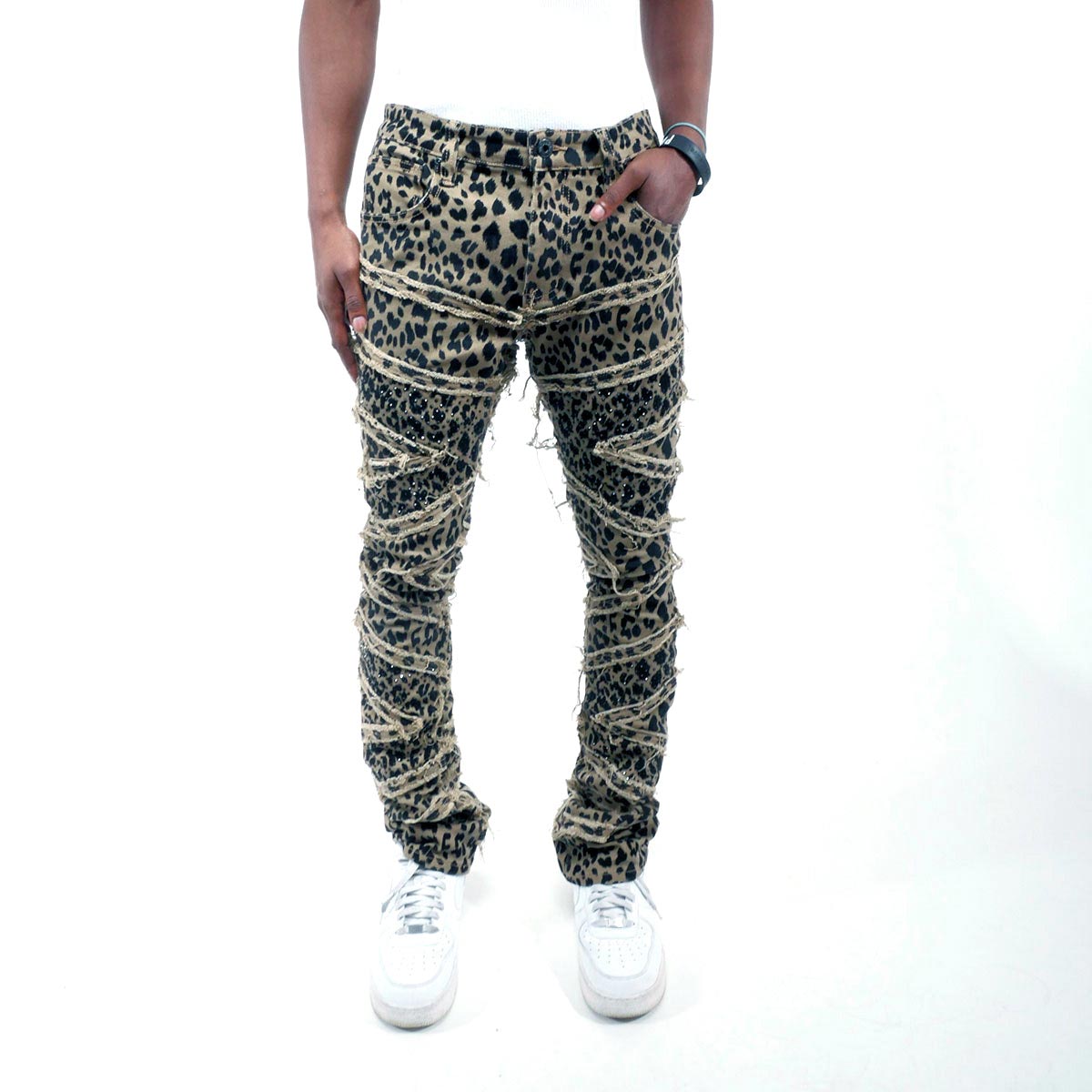 Premium flared embellished / stones pant